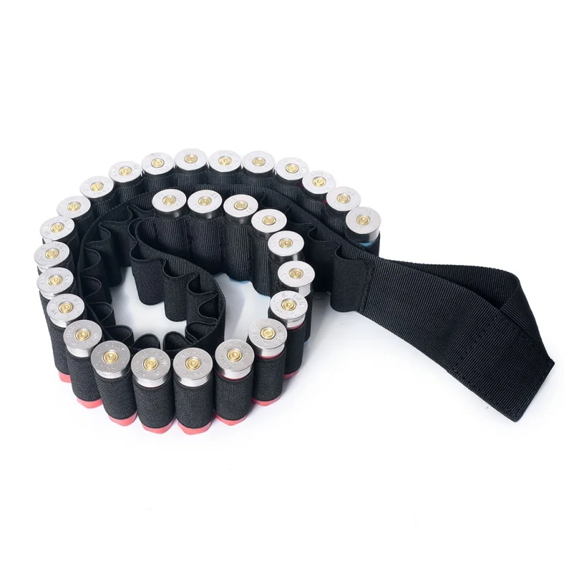 50 ammo shells bandolier belt 12ga 20ga tactical hunting ammo