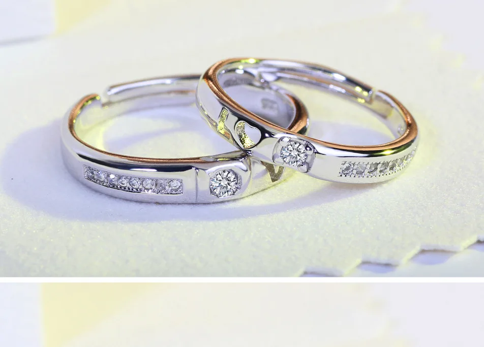 Кольца «Звездные войны», «Я люблю тебя», «Я знаю», пара колец, Стерлинговое Серебро 925 пробы, кольцо для влюбленных, подарок на день Святого Валентина, лучший подарок, кольцо для обещаний
