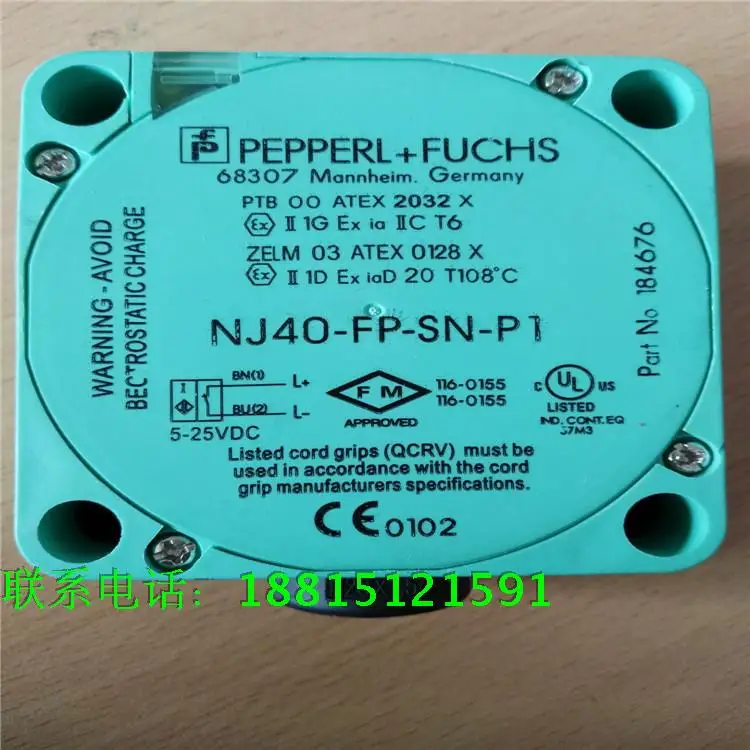 

P&F Proximity Switch Sensor NJ40-FP-SN-P1 New High-Quality