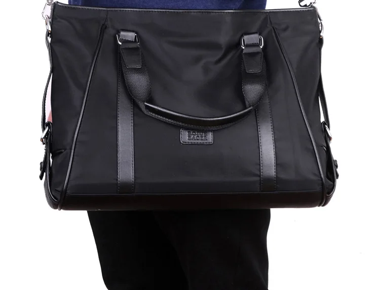 Брендовая Новая мужская сумка, нейлоновый портфель, модные сумки на плечо, повседневный Дорожный Чехол для мусора, мужские
