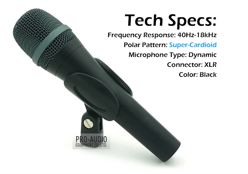 Grade A Quality E945 Professional Wired Microphone 945 Super-Cardioid Dynamic Handheld Mic For Performance Live Vocals Karaoke