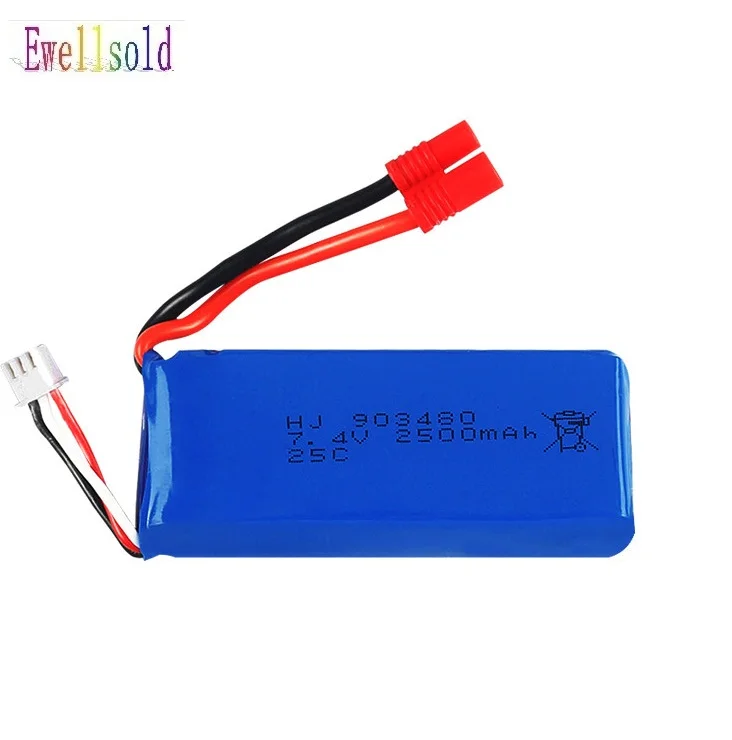 X8C X8W X8G X8HW X8HC X8HG 899 K70 K70C K70W R/C drone quadcopter spare parts 7.4V 2500mAh Li-polymer battery 7.4 v 2500 mah | Игрушки и