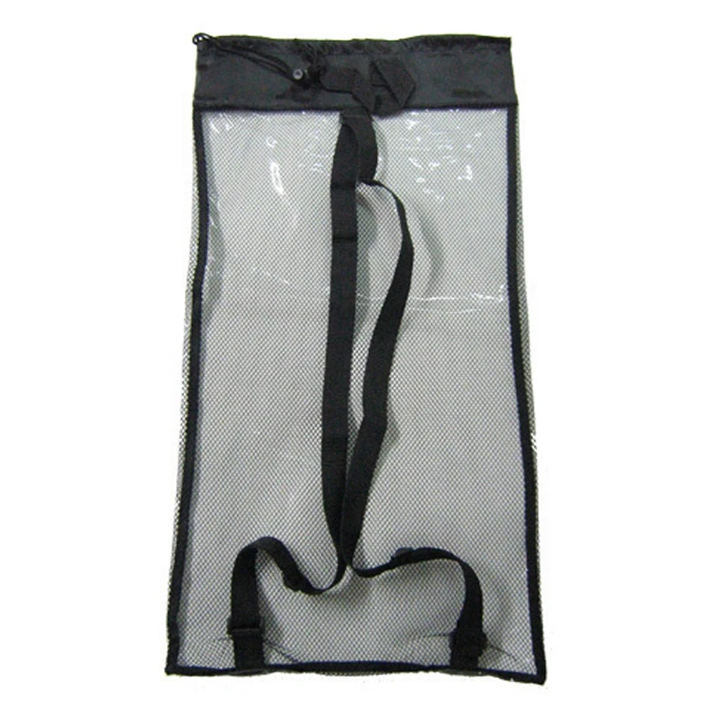Mesh Drawstring Bag for Snorkelling Equipment Diving Fins Goggles Mask
