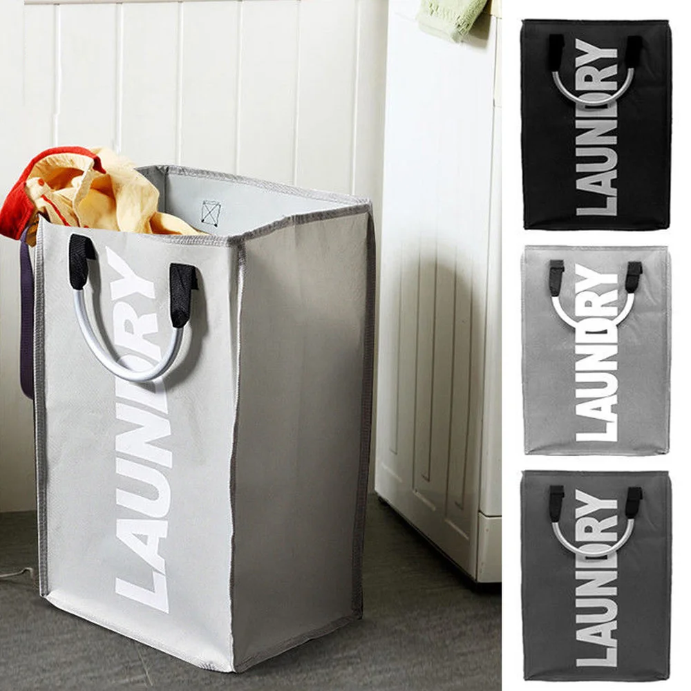 Oxford Hamper Dirty Clothes Basket Foldable Laundry Storage Bag Washing