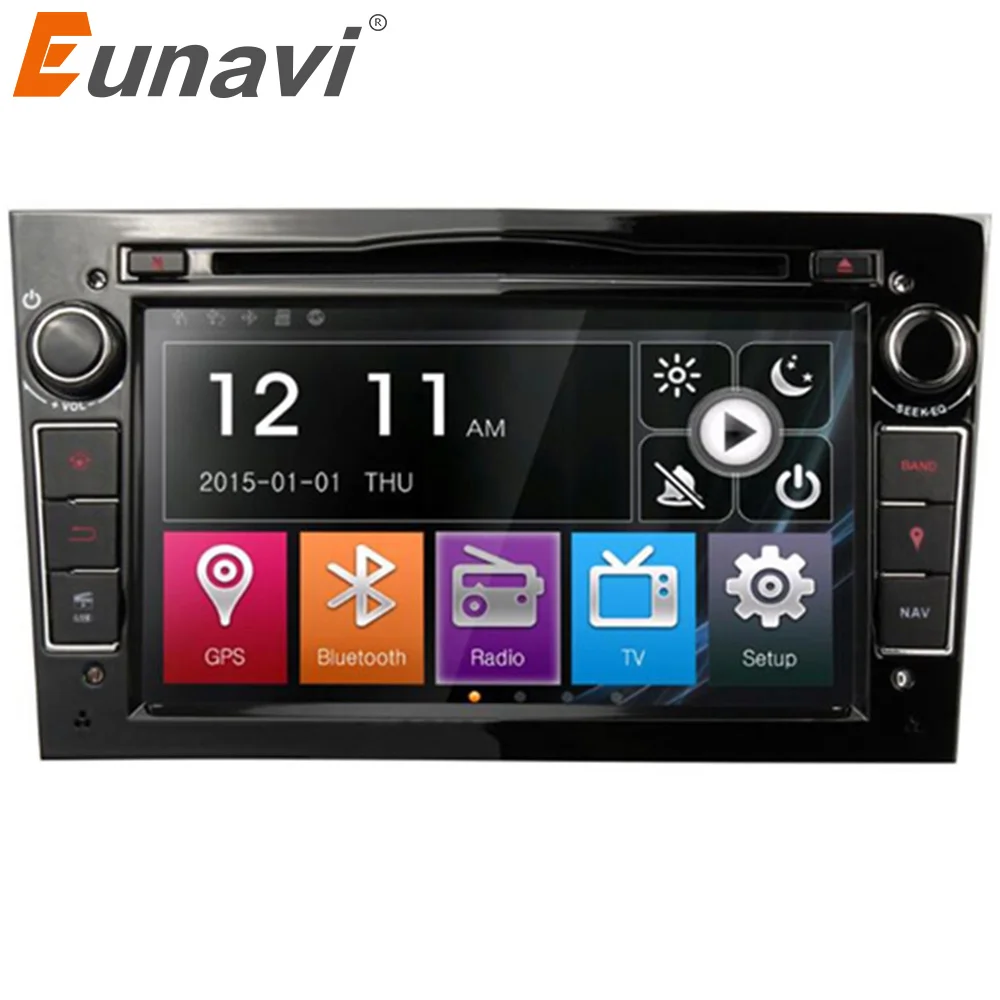 Автомагнитола Eunavi 2 Din с GPS Wi Fi для автомобилей Vauxhall Opel Astra H G J Vectra Antara Zafira Corsa|car dvd