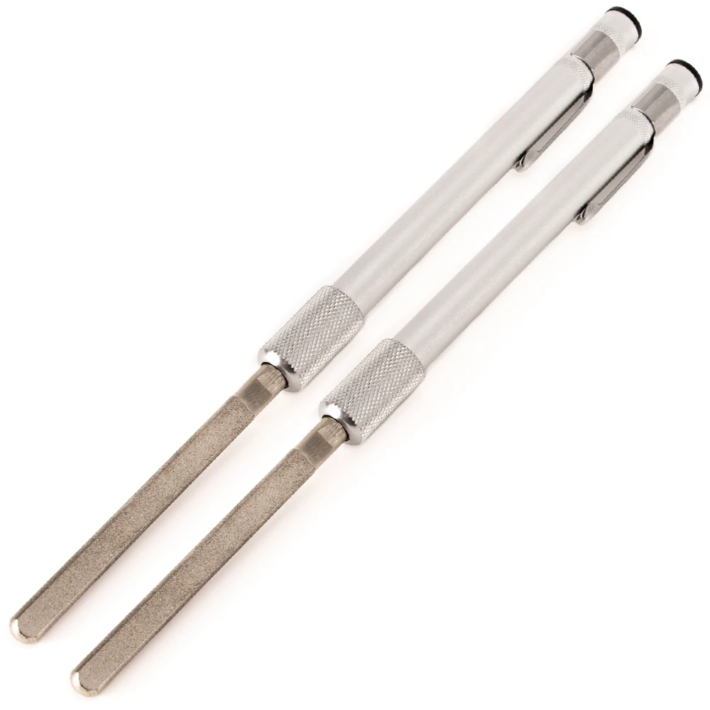 

Hunting Fishing Diamond Pen Type Retractable For Pocket Knife Sharpener Rod Serrated Sharpening Stone Grindstone