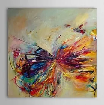 

handmade modern abstract decorative butterfly picture oil painting on canvas wall art for living room as unique gift