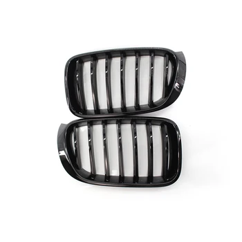 

Front Hood Kidney Grille Grill For BMW X3 F26 14-16 Gloss Black GZ.A F26 XK L #D2