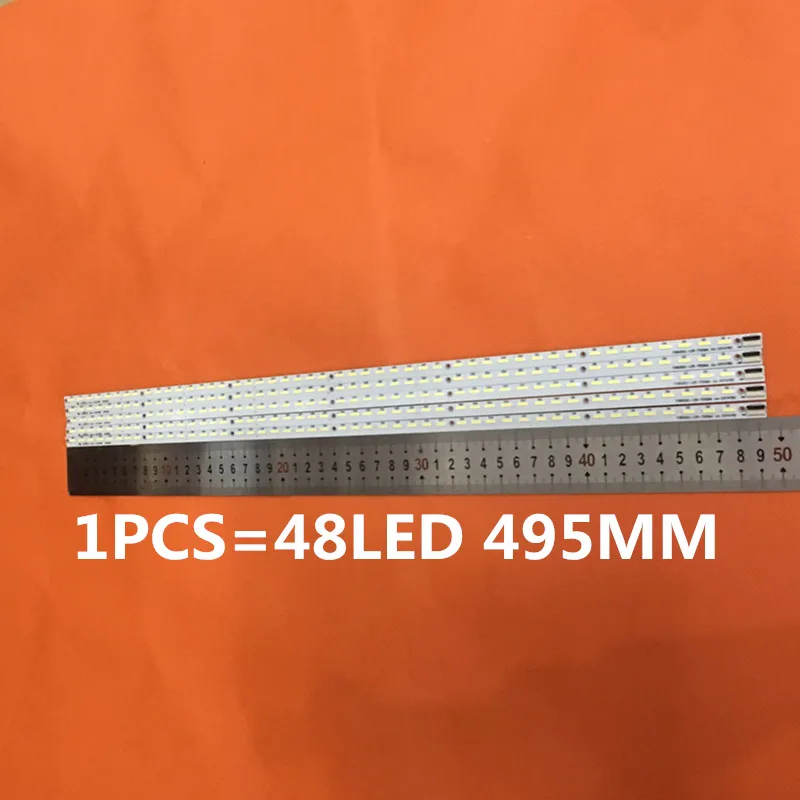 

NEW 495mm LED strip 48leds For Hisense V390HJ1-LE1 V390HK1-LS5-TREM4 TV LE39A700K LE39A720 LED39K300J 4A-D074762