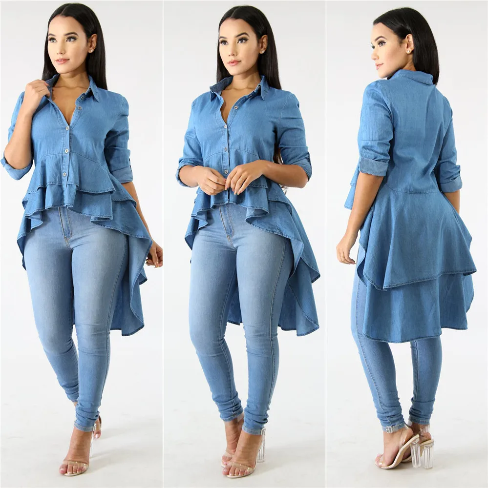 shirt dress with jeans