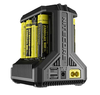 NITECORE Intellicharge I8 восемь отсеков зарядное устройство, автоматически обнаруживает/контролирует и заряжает каждый слот независимо - Цвет: I8