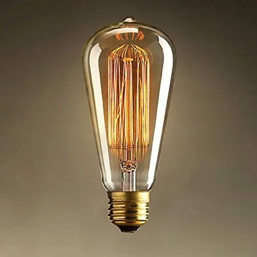 Lightinbox DIMMABLE Vintage light bulb 60W squirrel cage filament (old
