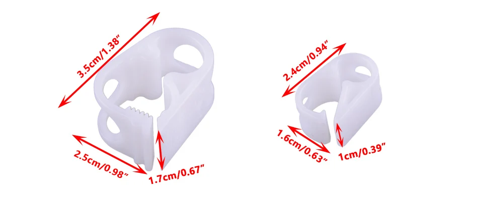 5 шт. маленький/большой белый зажим зажима зажимов Сифон шланг потока регулирующий клапан отключения пива