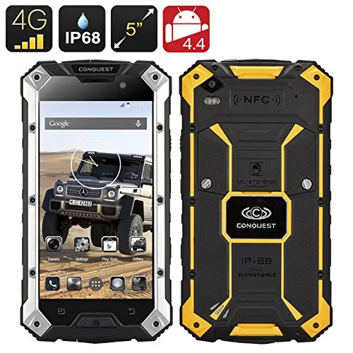 Conquest S6 Rugged font b Smartphone b font MTK8752 Quad Core CPU 3GB font b RAM