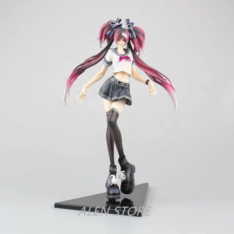 

24cm Anime Action Figure VOCALOID Hatsune Miku Karune SHI-E Shiemi Ishibai Sailor Suit Ver PVC Model Collection Sexy Girl Doll