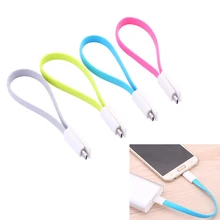 20cm Phone Magnetic Cable For Samsung Huawei Xiaomi LG Android Tablet Micro USB Cable Charging Sync Data Cord Flat Noodle Cables