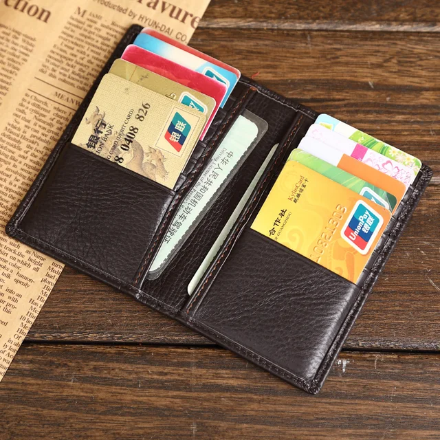 Buy First Grade Genuine Leather Credit Card Holder