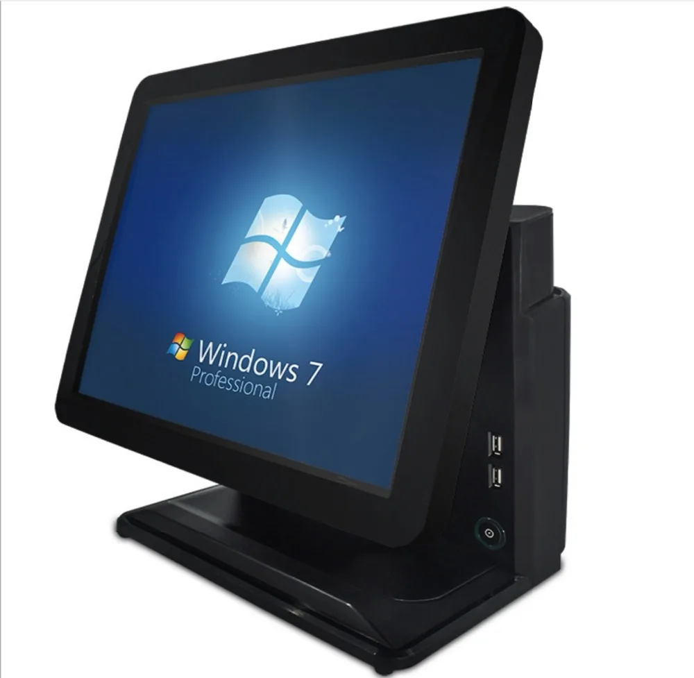 

15 inch pos terminal all in one touch PC with RJ45 USB input