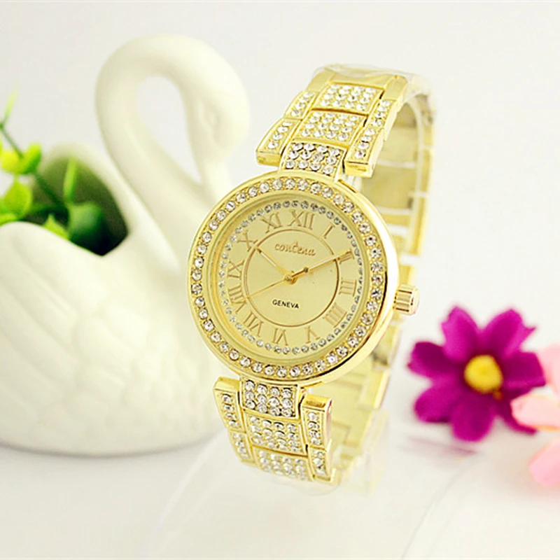 

CONTENA Brand Luxury Women Watches Fashion Silver Bracelet Watch Women Full Steel Quartz Watch Hour montre homme reloj mujer