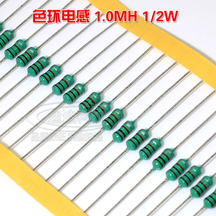New Color Circle Inductor 0410 1/2W 1.0MH 102K Color Code Inductor