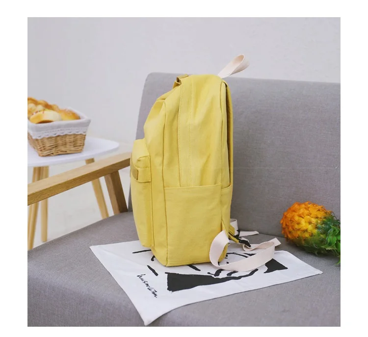 Preppy style Student backpack High quality canvas women's bag Large capacity female travel backpack laptop bag for women Daypack (8)