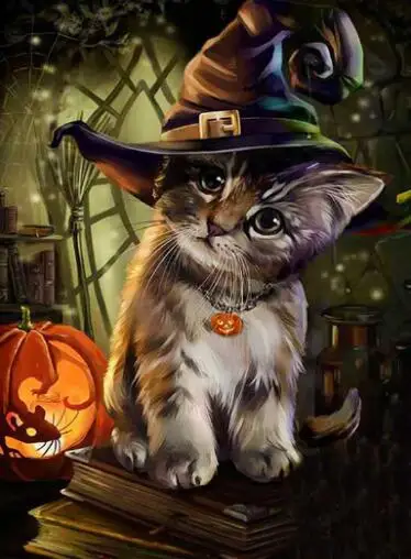 cat diamond painting | Дом и сад