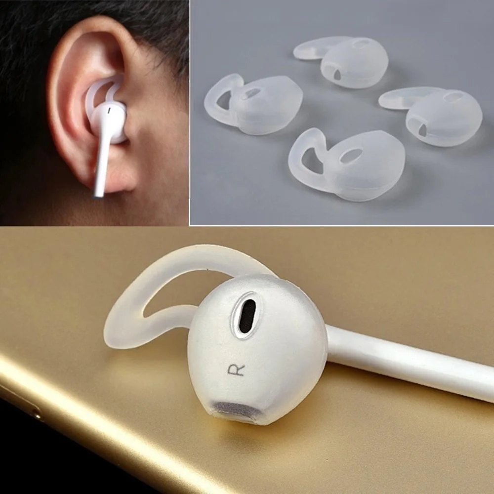 1 пара силиконовых чехлов для наушников Airpods силиконовый чехол в форме милых