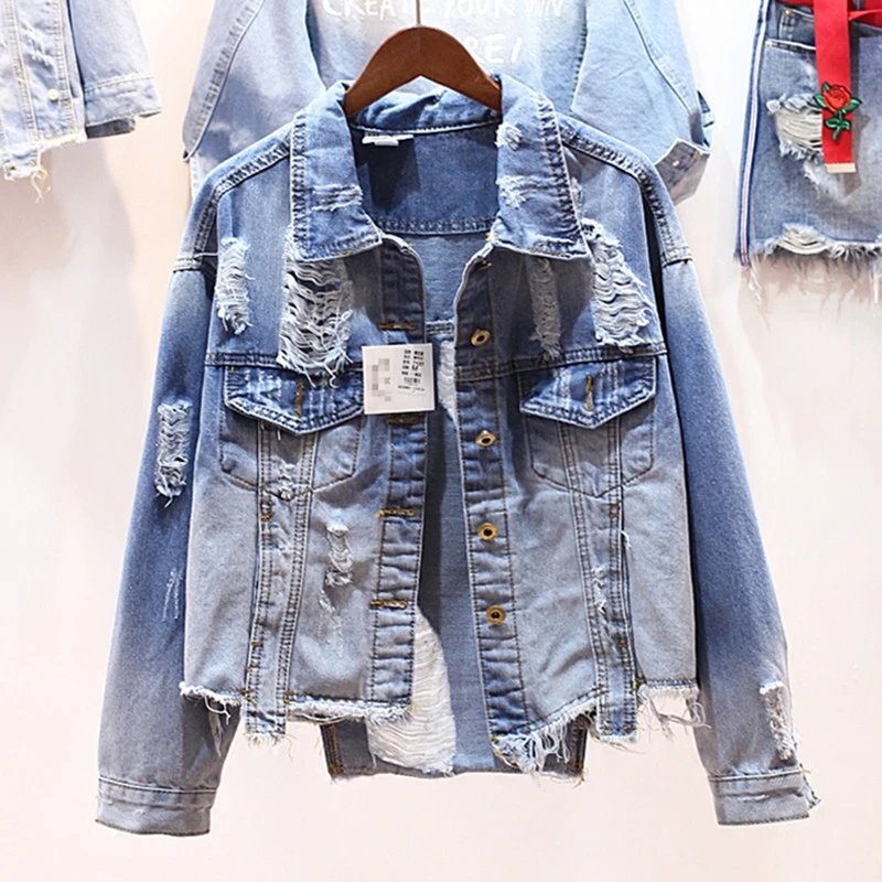 jaqueta jeans azul claro