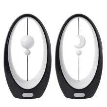 Светодиодный свет магнитной левитации стол ночник зарядка через usb 4 цвета прикроватные лампы для мотоциклов дома Спальня Гостиная УКР