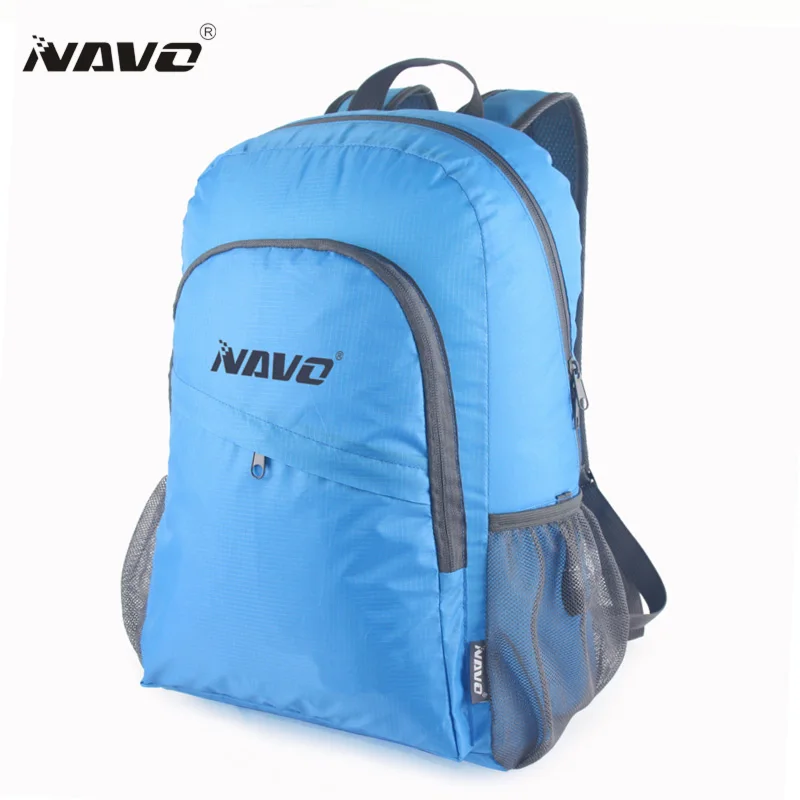 

NAVO Water Resistant Back Pack Foldable Backpack Men Women Lightweight Portable Package Bag Sac A Dos Pliable Zaino BP-ZD20