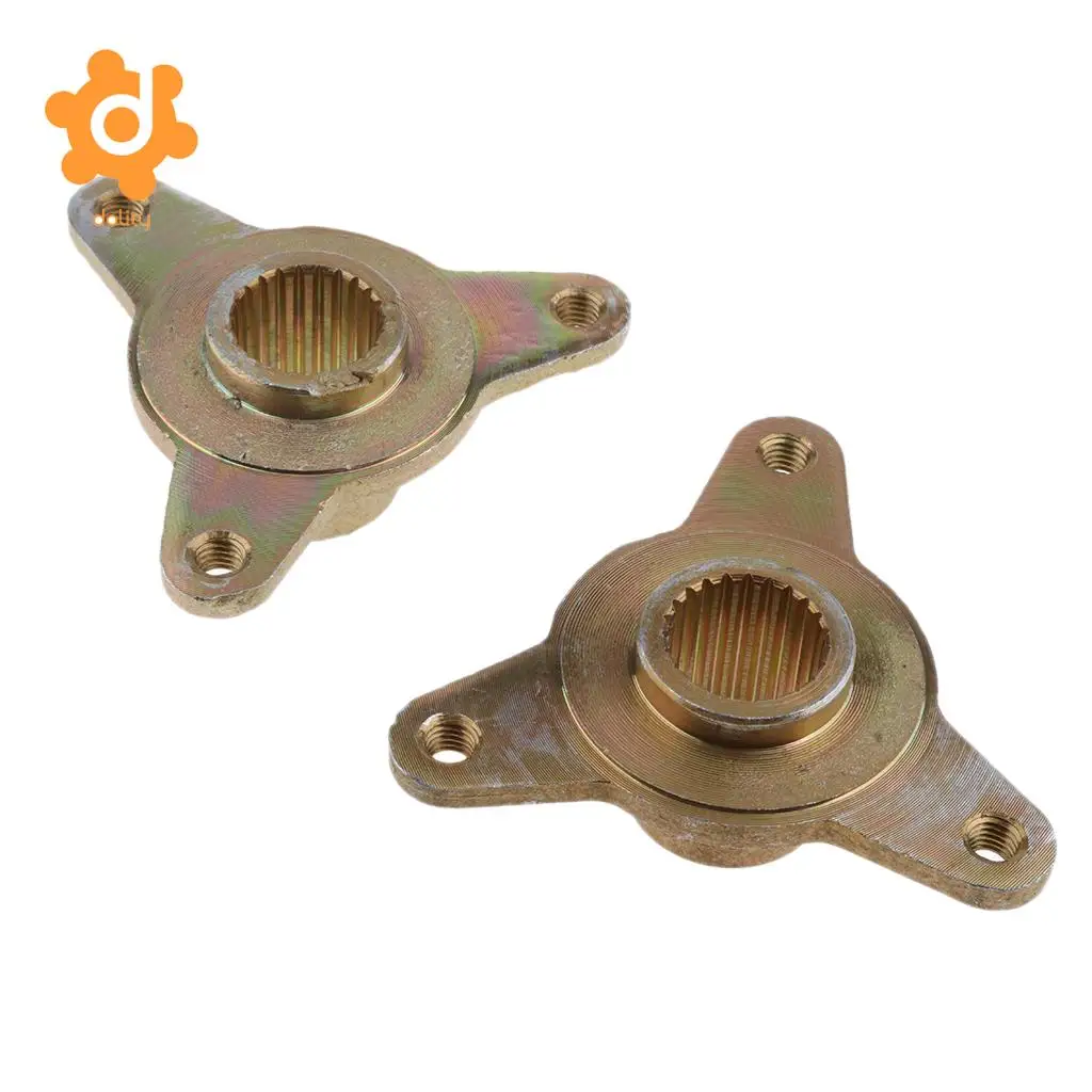 dolity 2pcs 3 Stud 23 Teeth Spline Wheel Rear Axle Hub for 110cc 125cc Motorcycle Scooter Moped Quad Dirt Bike ATV