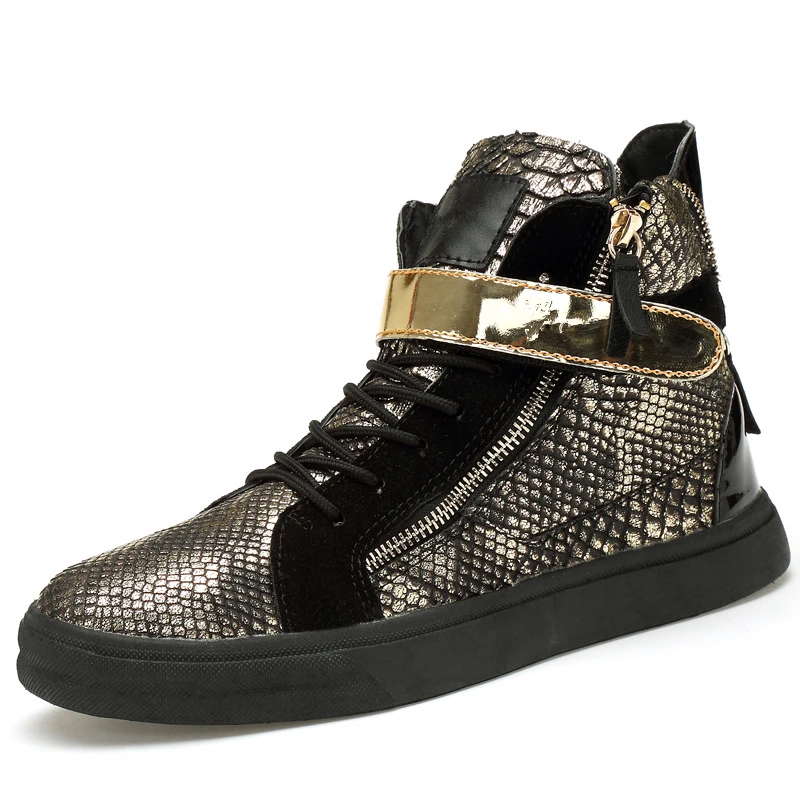 hip hop shoes for gold snake pattern high top hip hop shoes silver black hip hop shoes for gold snake pattern high top hip hop shoes silver black