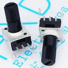 10 шт. x RV09 горизонтальный 12,5 мм вал 5 к 10 к 50 к 100 к 0932 регулируемый резистор 9 тип 3Pin уплотнительный потенциометр