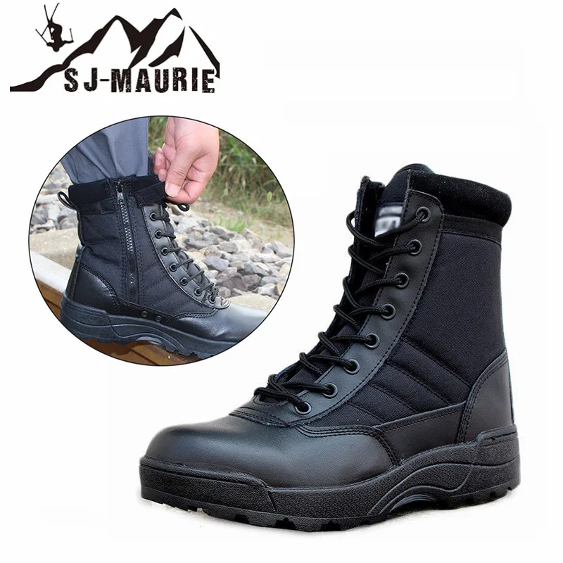 

SJ-MAURIE Men Women Military Tactical Boots Outdoor Waterproof Trekking Hiking Boots Sneakers Non-slip Sports Hunting Boots
