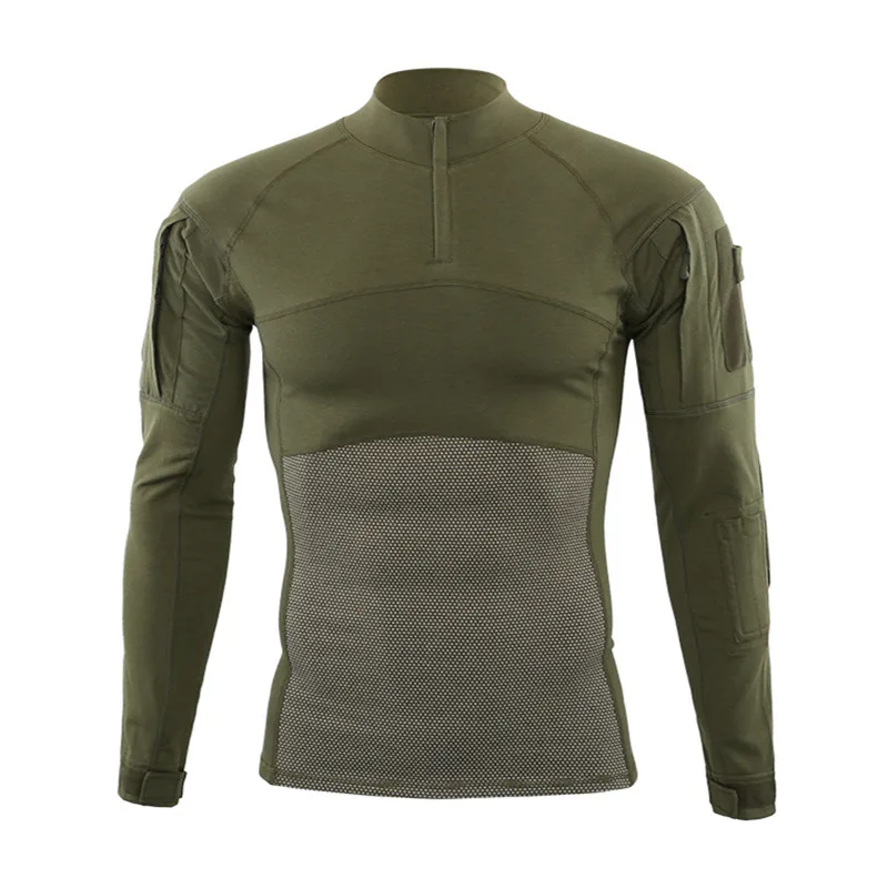 

Military Uniform Men Tactical Shirt Combat Assault Tactical Camouflage Tops US Army T Shirt Male Paintball Outdoor Clothes