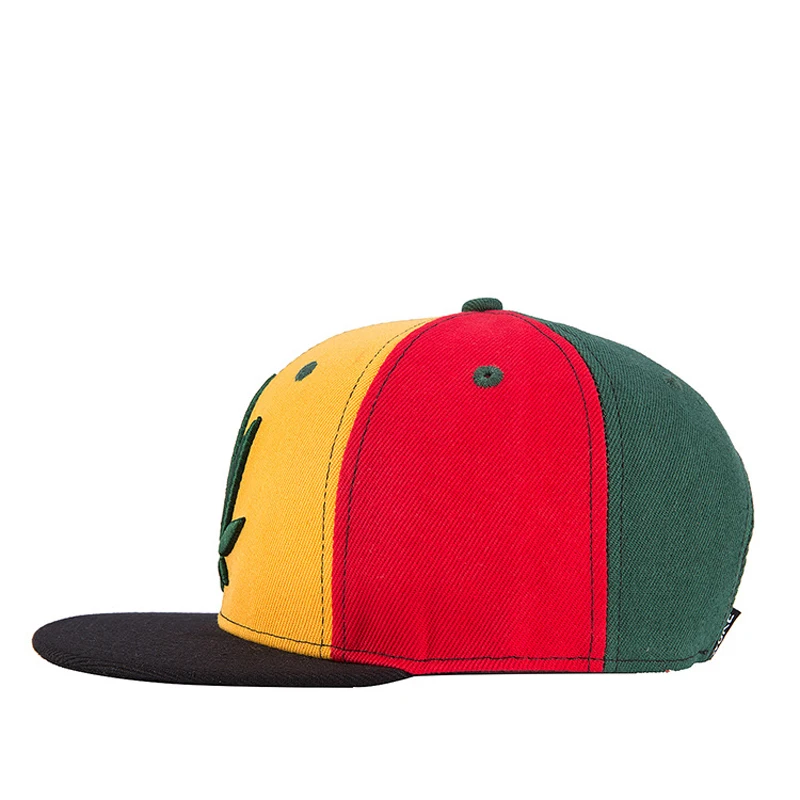 Высокое Качество Gorras Хип Хоп Кепка Мужчины 2016 Gorra Snapcap Snapback Шапки Листья Wuke