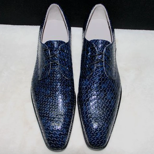 ecco navy blue shoes
