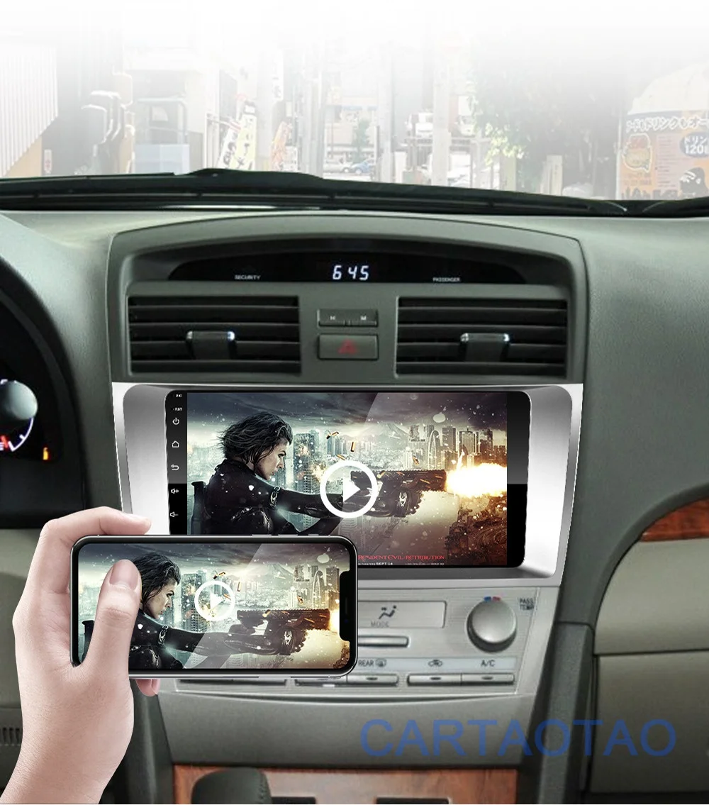 2G+ 32G " 2din Android 8,1 GO машинный DVD проигрыватель для Toyota Camry 2006 2007 2008 2009-2011 автомобиль радио gps навигации WI-FI плеер