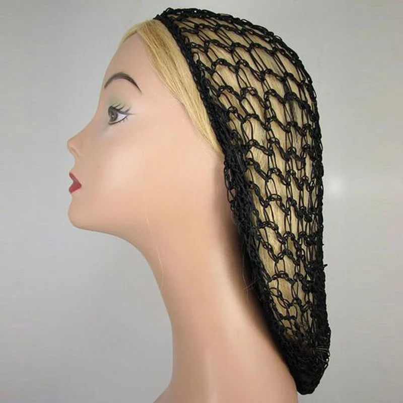 

1 pcs New Arrival Women Ladies Soft Rayon Snood Hair Net Crocheted Hair Net Sale accessoire cheveux