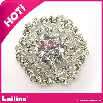 

Fashion Flat back rhinestone buttons for wedding boutique / garment decoration