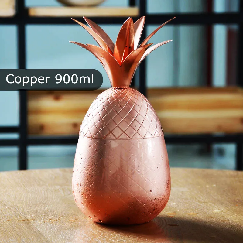 

Pineapple Cups Stainless Steel Beer Cup Silver,Copper,Gold 500ml/900ml