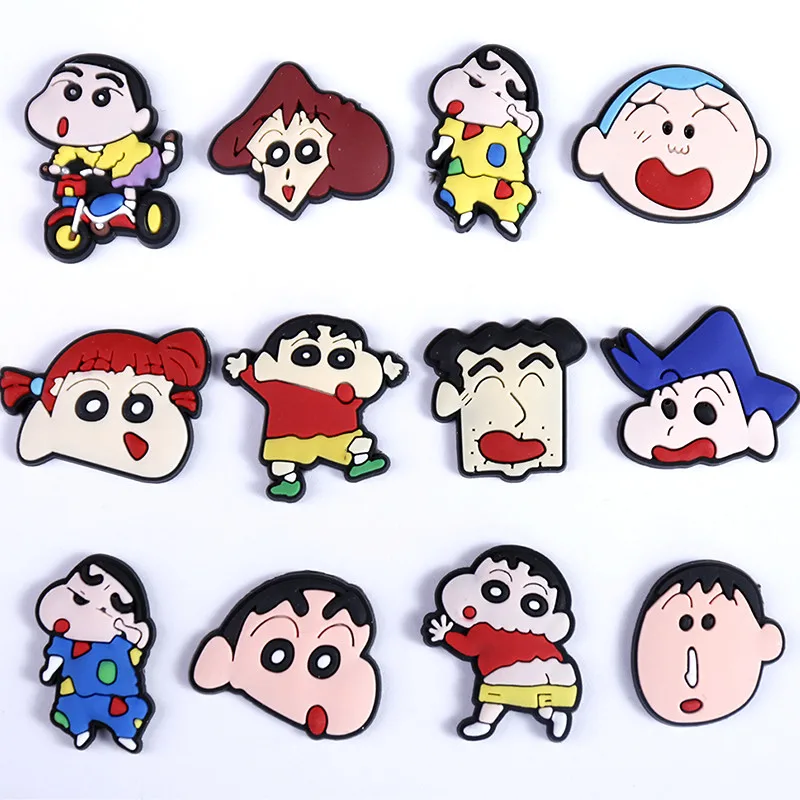 

R16 Japan Anime Badges pvc cute icon Cartoon Silicone cartoon brooches for children on Backpack mini pin kids ccessories 2-3cm