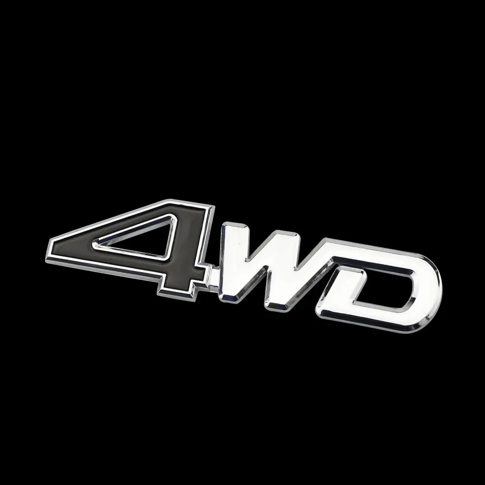 Zlord Автомобильная задняя сторона 4WD Наклейка 3D хром значок наклейка s для Nissan X trail