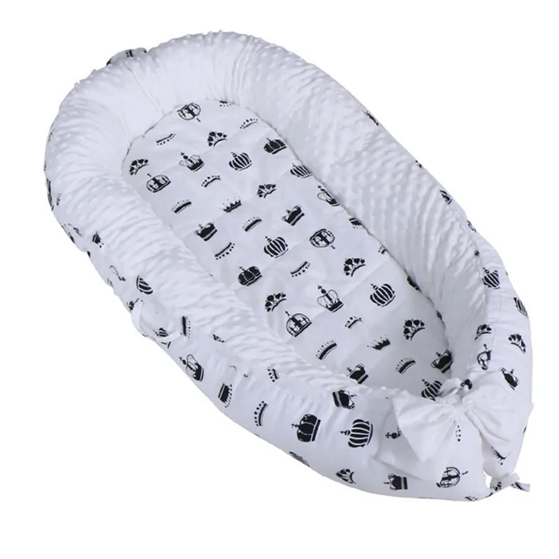 2019 Baby Crib American Baby Bed foam and velvet newborn sleeping bed removable washable and colorful uterine bed