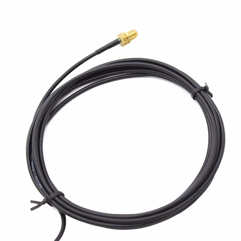 3 м окна клип радио кронштейн для монтажа антенны RB CLP SMA F Baofeng UV 5R GT 82 BF 888S H777|Шлейфы|
