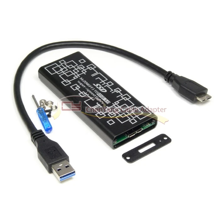 Cablecc CY USB 3,0 для M.2 NGFF PCI-E 2 LANE 30 мм, 42 мм, 60 мм, 80 мм, SSD HDD корпус для E431 E531 X240 Y410P Y510P