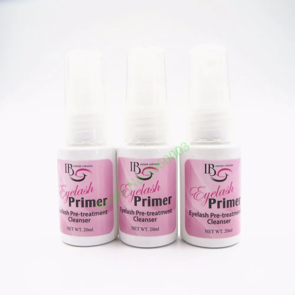extension lash eyelash primer application preparation individual pieces shipping