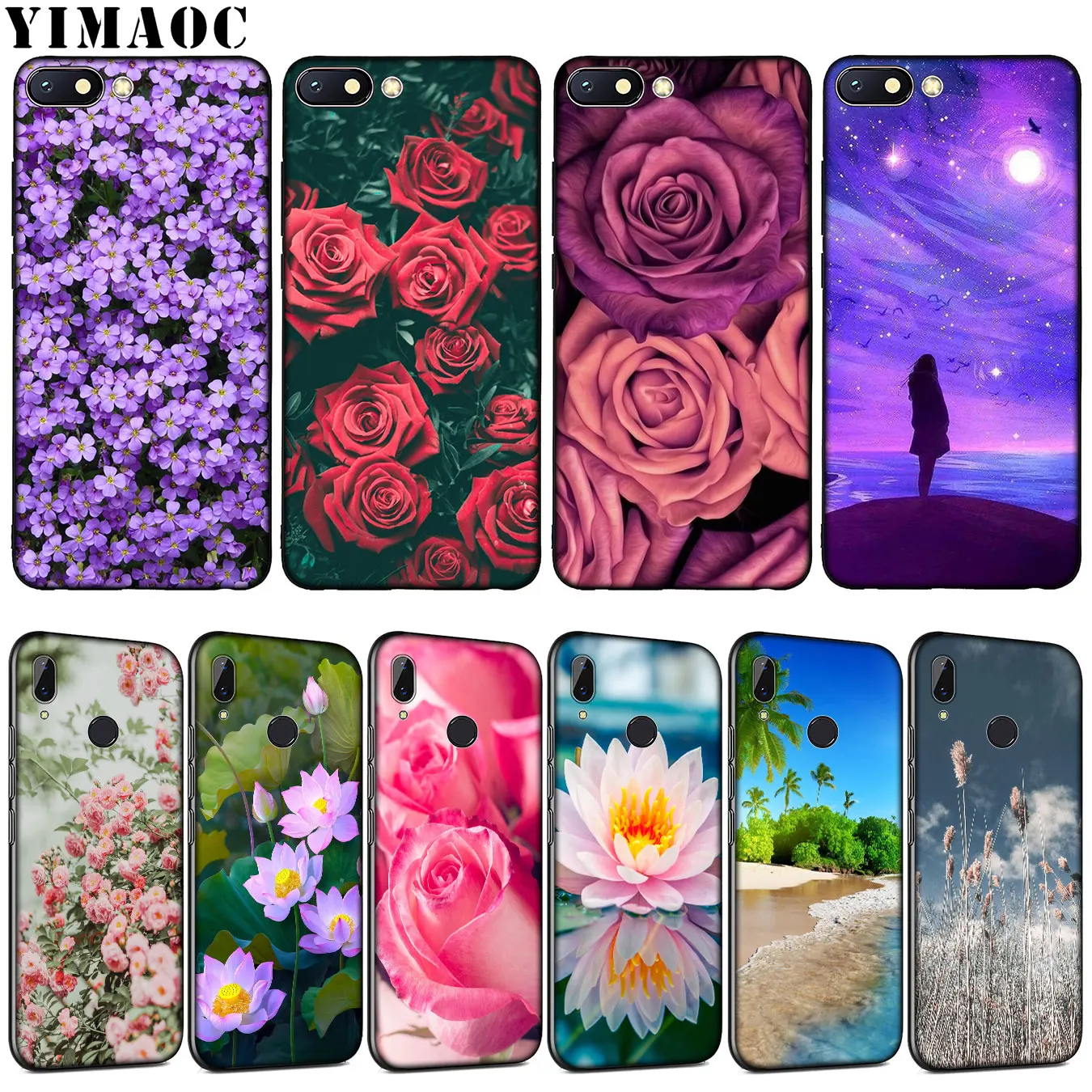 Мягкий силиконовый чехол YIMAOC infinity on Purple Lotus flower для Xiaomi Redmi K30 K20 8A 7A 6A 5A S2 GO Note 8 8T 7 5 6