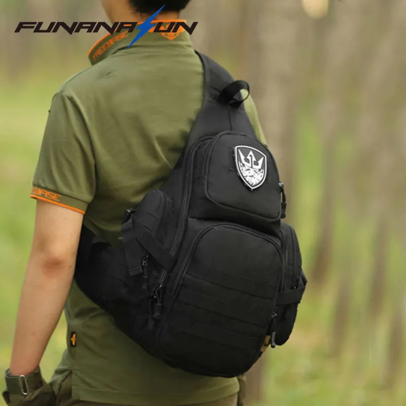 

Title: 14 Iches Laptop Molle Military Backpack Men Nylon Sports Bag Shoulder Sling Waterproof Men's Travel Tactical Backpack
