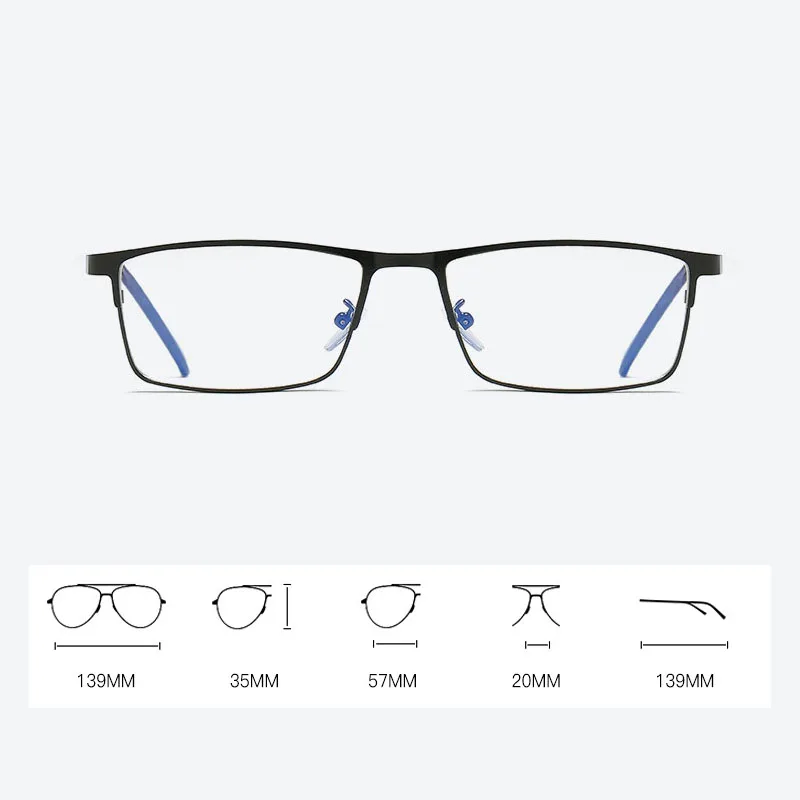 Металлическая Сверхлегкая оправа для очков мужчин oculos de grau Компьютерная оптика